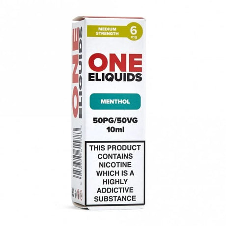 Menthol E-Liquid 50/50 Series by ONE E-Liquids (10ml)