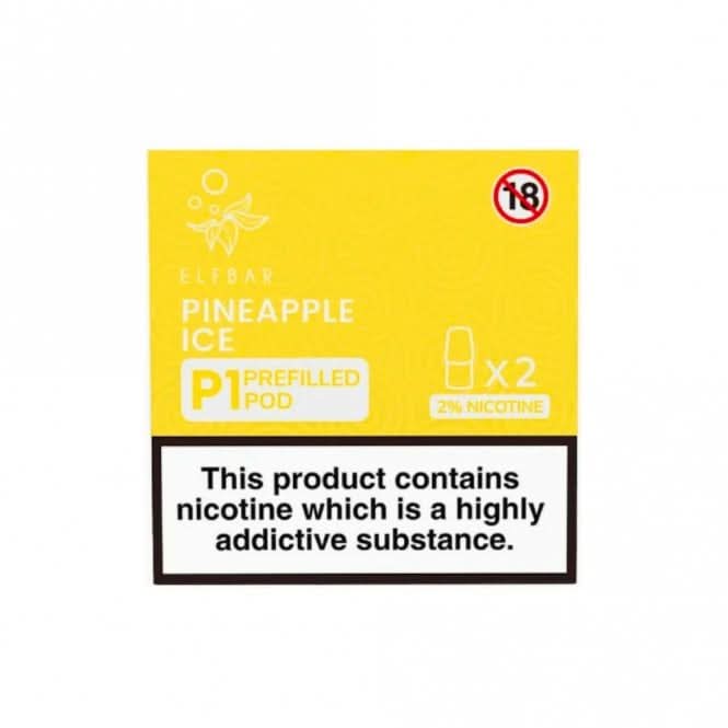 Pineapple Ice Mate P1 Prefilled Pods by Elf Bar (2 x 2ml)