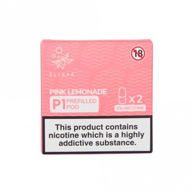 Pink Lemonade Mate P1 Prefilled Pods by Elf Bar (2 x 2ml)