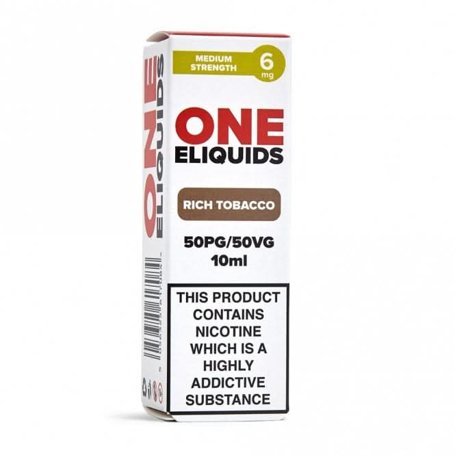 Rich Tobacco E-Liquid 50/50 Series by ONE E-Liquids (10ml)
