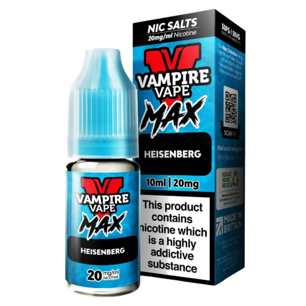 Heisenberg VV Max Nic Salt E-Liquid 10ml by Vampire Vape