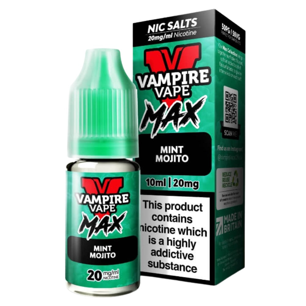 Mint Mojito VV Max Nic Salt E-Liquid 10ml by Vampire Vape