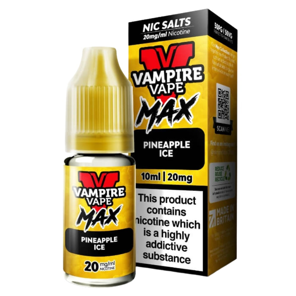 Pineapple Ice VV Max Nic Salt E-Liquid 10ml by Vampire Vape