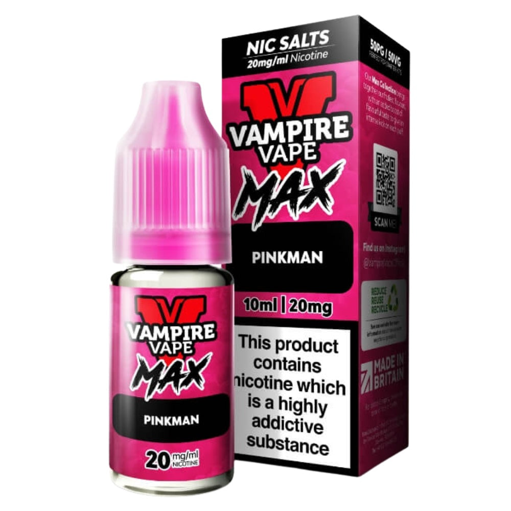Pinkman VV Max Nic Salt E-Liquid 10ml by Vampire Vape