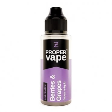 Berries & Grapes E Liquid - Proper Vape (100ml Shortfill)