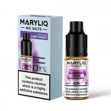 Blueberry Sour Raspberry E Liquid - Lost Mary Maryliq Series (10ml)