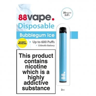 Bubblegum Ice Disposable Vape Pen (2ml)