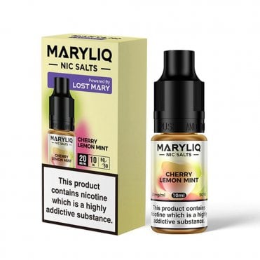 Cherry Lemon Mint E Liquid - Lost Mary Maryliq Series (10ml)