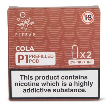 Cola Mate P1 Nic Salt E Liquid Pods (2 x 2ml)