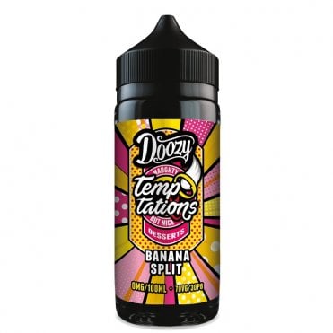 Banana Split E Liquid - Doozy Temptations (100ml Shortfill)