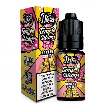 Banana Split Nic Salt E Liquid - Doozy Temptations (10ml)