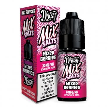 Mixed Berries Nic Salt E Liquid – Doozy Mix Salts Series (10ml)