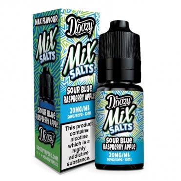 Sour Blue Raspberry Apple Nic Salt E Liquid – Doozy Mix Salts Series (10ml)