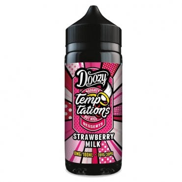 Strawberry Milk E Liquid - Doozy Temptations (100ml Shortfill)