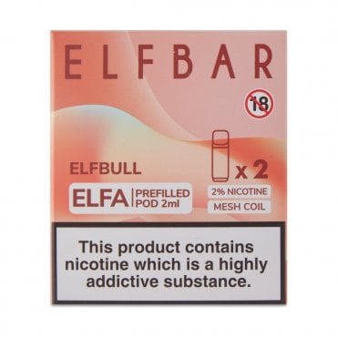 Elfbull Nic Salt E Liquid Pods - Elfa Series (2 x 2ml)