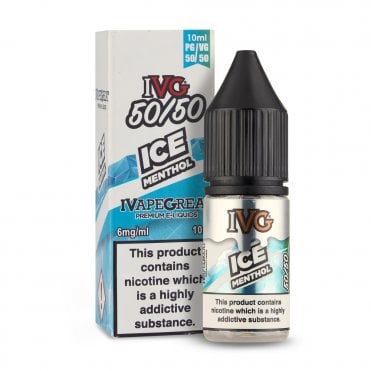 Ice Menthol E Liquid - 50/50 Series (10ml)