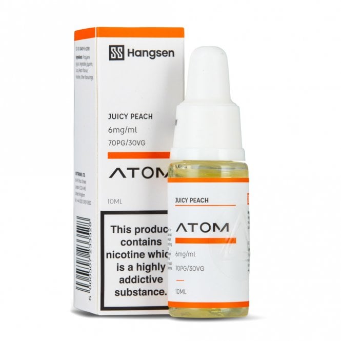 Juicy Peach E Liquid - Atom Series (10ml)