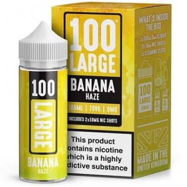 Banana Haze E Liquid (100ml Shortfill)