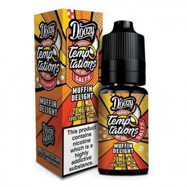 Muffin Delight Nic Salt E Liquid - Doozy Temptations (10ml)