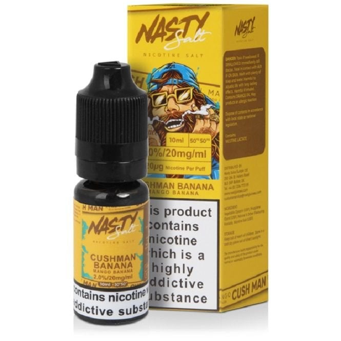 Cushman Banana Nic Salts E Liquid (10ml)