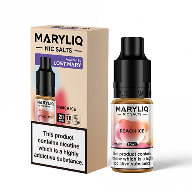 Peach Ice E Liquid - Lost Mary Maryliq Series (10ml)