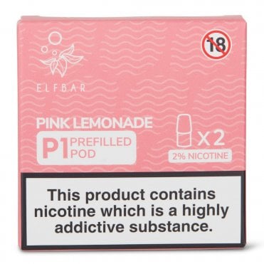 Pink Lemonade Mate P1 Nic Salt E Liquid Pods (2 x 2ml)