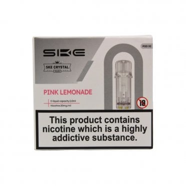 Pink Lemonade Nic Salt E Liquid Pods - Crystal Plus (2 x 2ml)