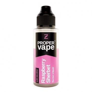 Raspberry Sherbet E Liquid - Proper Vape (100ml Shortfill)