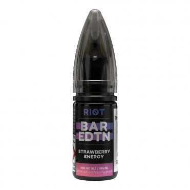 Strawberry Energy Nic Salt E Liquid - Bar Edition (10ml)