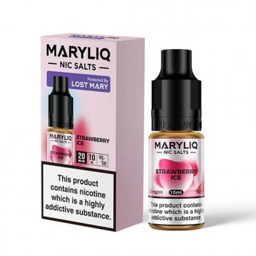 Strawberry Ice E Liquid - Lost Mary Maryliq Series (10ml)