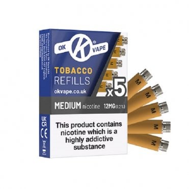 Tobacco Cartomizer Cigalike Refills (5 Pack)