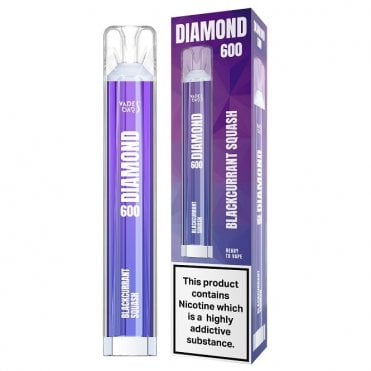 Blackcurrant Squash Disposable Vape Pen - Diamond 600 Series (2ml)