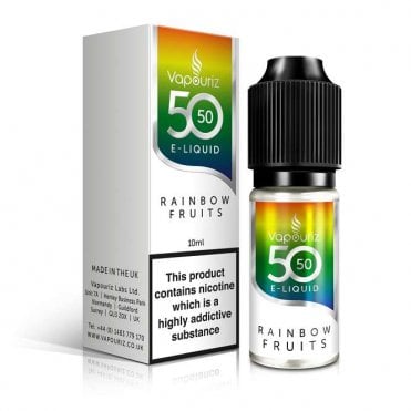 Rainbow Fruits E Liquid - 50/50 Series (10ml)